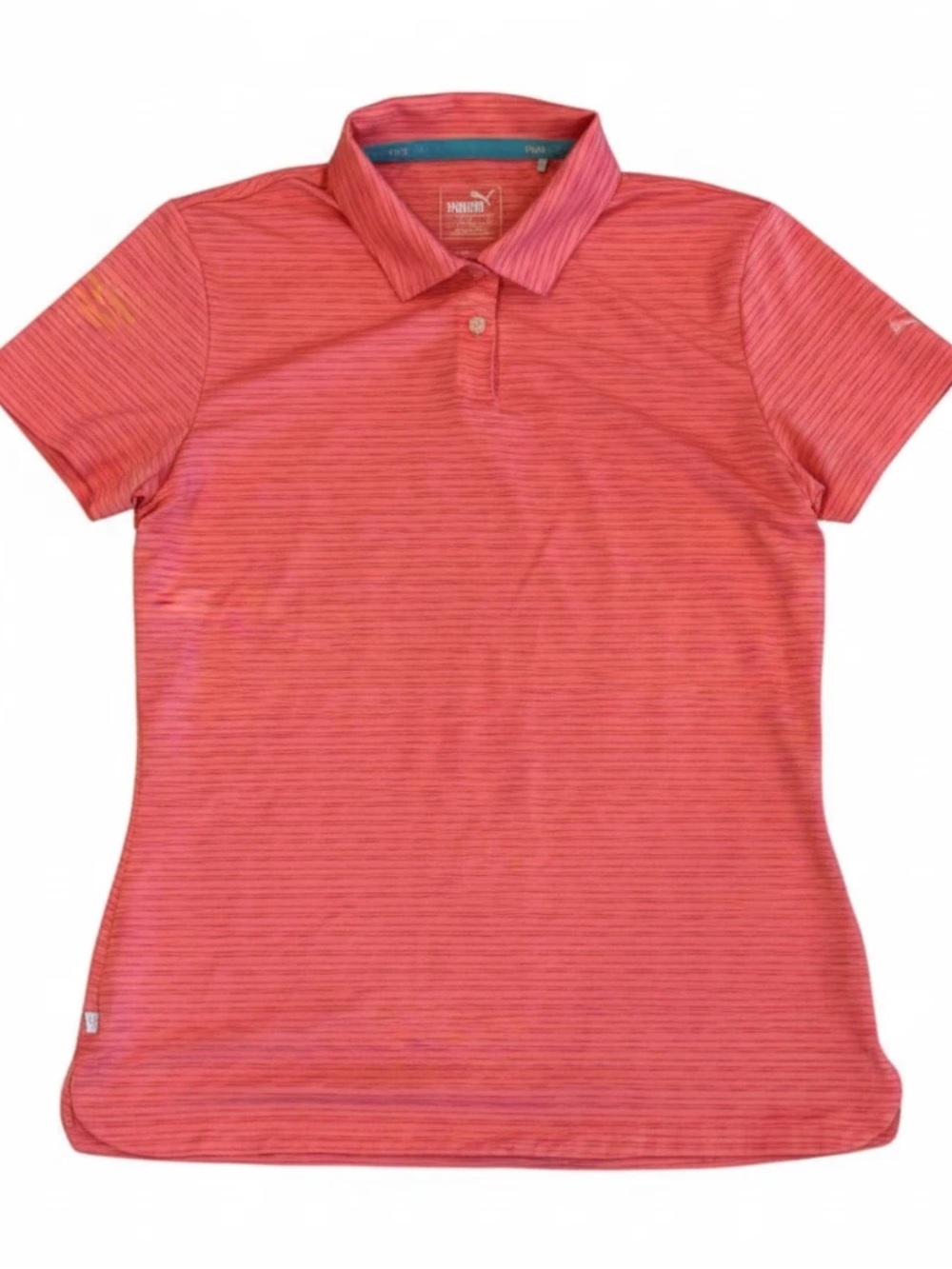Puma Women's striped golf polo